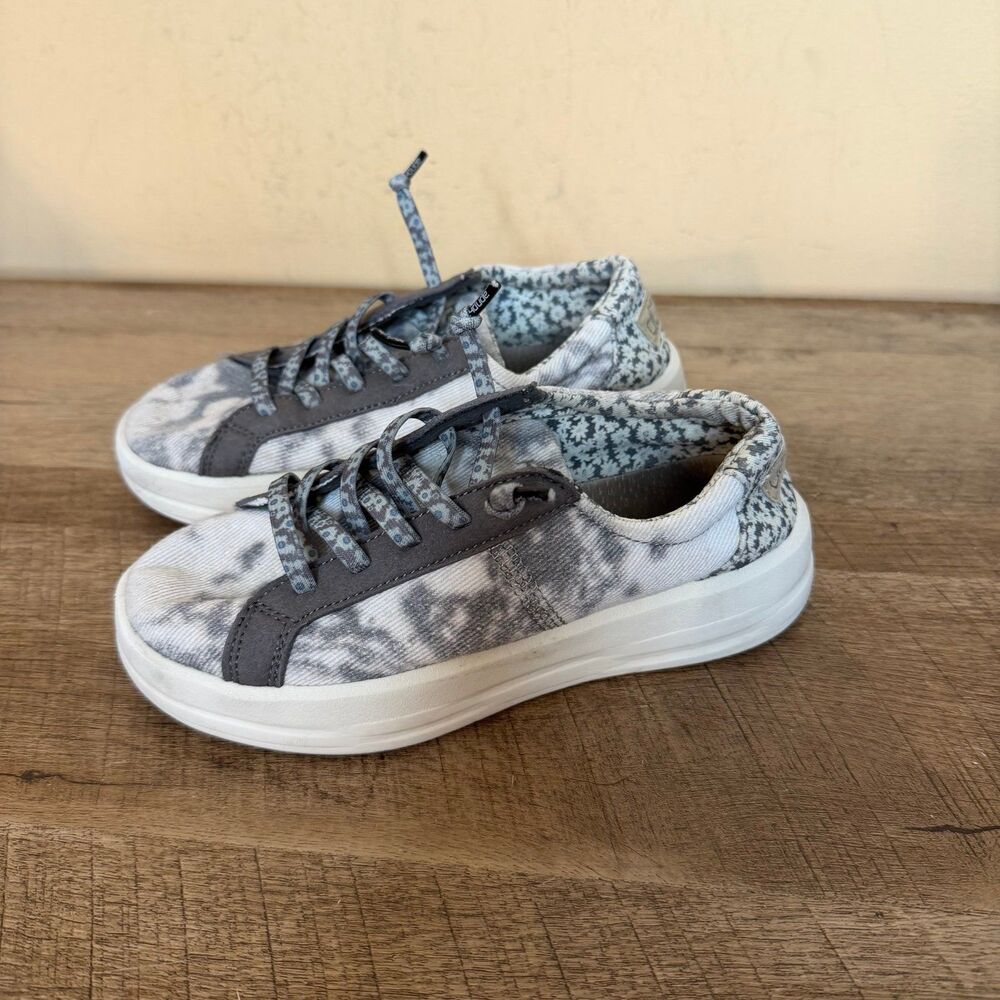 Hey Dude Kids Karina Stormy Dye slip-on sneakers size 12K shoes
